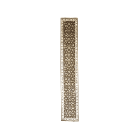Wahi Rugs Hand Knotted Agra Chobie Kashan Natural-dye 2'9" x 15'10" Wool - w1160
