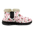 thumbnail image 5 of Psesaysky Strawberry Pink Snow Boots for Girls Ladies Winter Warm Ankle-Protect Plush Short Booties Size 6-12, 5 of 7