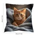 thumbnail image 2 of Silla Linda para Dormitorio, Adorable Animales Cobertura de Almohada 45x45cm con Bordado Falso, Poliéster Suave para la Decoración Del Sofá, Silla Almohadas Decorativas, 2 of 6