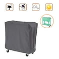 thumbnail image 3 of Refrigerated Truck Cover Black Oxford Cloth Refrigerated Truck Waterproof Dust Cover with Portable Handle Washable Cooler Cart Protector for Kitchen Shop, 3 of 9