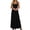 Black, variant on Sundress with Built in Bra Women Two Piece Sets Elegant Stretch Cami Maxi Dress Sleeveless A-Line Casual Tank Dresses Black S