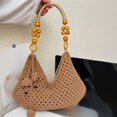 thumbnail image 2 of ibiyuan Womens Crossbody Purse Large Capacity Woven Shoulder Tote Handbag for Women, Casual Beach Commute Everyday Shoulder Purse Gifts For Teen Girls, 2 of 6