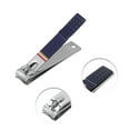 thumbnail image 3 of Unique Bargains 1 Set Plaid Pattern Nail Clippers Toenail Clippers Dark Blue, 3 of 7