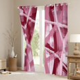 thumbnail image 3 of Castle Fairy Pink Lines Blackout Curtains Set of 2 (52x84 Each),Stripes Window Curtains, 3 of 6