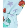 thumbnail image 4 of La Petite Sirène Combinaison Sans Manches à Imprimé Intégral Ariel et Flounder pour Filles, 4 of 6