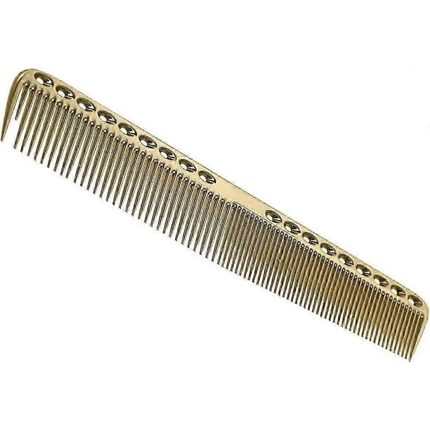 26-27 Professional Barber Comb, Aerospace Aluminum Metal Cutting Comb Hair Barber Barber Salon Comb color 4