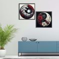 thumbnail image 2 of Juego 2 Piezas Wdftyju Diamantes Flores Yin y Yang 30*30cm, 2 of 9