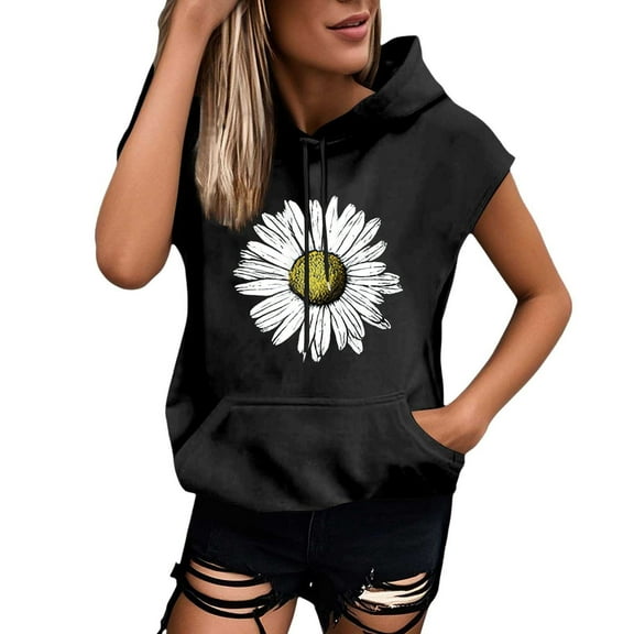 Womens Plus Size Hooded Sweatshirt Crew Neck Hoodies Graphic Printed Short Sleeve Pullover Lightweight Loose Tops