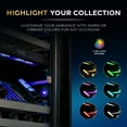 thumbnail image 6 of Newair ESTATE Wine Fridge Dual Zone 160 Bottle Capacity in Seamless Stainless Steel, 6 of 18