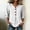 Multicolor, variant on Ayolanni V-Neck T Shirts for Women Printed Casual Holiday 3/4 Sleeve Blouse Oversized Button Down Flutter Shirts 2026 Summer Tops Multicolor L