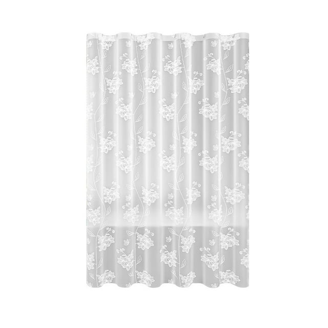 Shower Curtain Liner with Weighted Hem and Rust-Resistant Metal Grommets – EVA Material, Waterproof, 80 in x 71 in, White