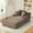 Light Brown, variant on Wiilayok 68.1"D x 50"W Oversized Boneless Chaise Lounge Chair with Cup Holder,High Density Sponge with Super Strong Rebound，Corduroy Cloud Sofas Couches for Living Room, No Assembly ( Black )