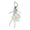 White, variant on Butterfly Knot Keyring For Keys Or Purse Decoration Individualized Purse Charm Stylish Chain