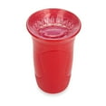 thumbnail image 4 of Nuby - 3 Pk Edge Cup 2 Part 360 Drinking Cup, Blue/Red/Green, 4 of 5