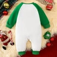 thumbnail image 4 of FYDUU Baby Boys Girls First Christmas Outfit Xmas Romper Long Sleeve Embroider Romper One-Piece Jumpsuit Cute Fall Winter Clothes Girls Jumpsuit 6-12 Months, 4 of 7