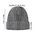thumbnail image 3 of Jalioing Women's Knit Beanie Winter Outdoor Thermal Hat Cold Weather Solid Color Beanie Hats Comfy Headwear, 3 of 7