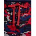 thumbnail image 2 of Harbor Bay by DXL Men's Big and Tall  Men's Big and Tall Jersey Knit Jams Shorts, Navy/Red Multi, 1XLTALL Navy Red Multi, 2 of 6