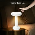 thumbnail image 3 of Bell and Howell Lexington Table Lamp 2 Pack Small Cordless Touch LED Rechargeable Lamp for Bedside Desk Nightstand White, 3 of 7