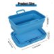 thumbnail image 4 of 2-pack Foldable Silicone Air Fryer Liners for Ninja DZ201/DZ401, Reusable Silicone Dual Air Fryer Accessories, 4 of 5
