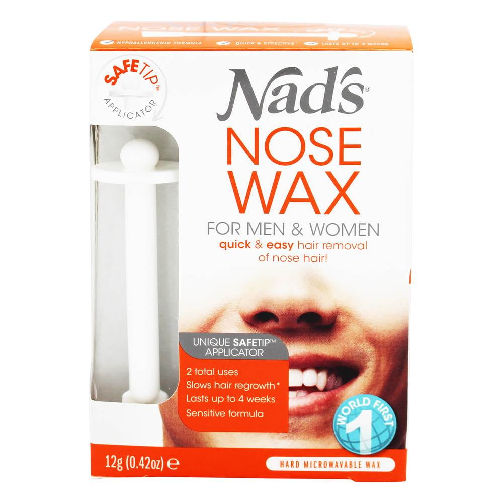 Nad's Nose Wax for Men & Women Quick Easy Hair Removal 0.42 oz