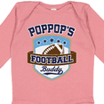 thumbnail image 4 of Inktastic Poppop Grandpa Football Buddy Boys or Girls Long Sleeve Baby Bodysuit, 4 of 5
