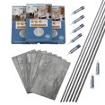 thumbnail image 1 of Palisade 25.6in x 14.8in Vinyl Wall Tile Shower Kit in Smoky Sky, 1 of 6