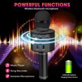 thumbnail image 4 of Wireless Bluetooth Karaoke Microphone, Portable Handheld Karaoke Mic Speaker Machine Birthday Home Party for Android/iPhone/PC or All Smartphone, 4 of 7