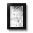 thumbnail image 2 of ArtToFrames 4" x 6" Satin Black Tall Picture Frame, 4x6 inch Black Wood Poster Frame (WOM-1852), 1 Pack, 2 of 7