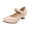 Pink, variant on Povozer Girls High Heel Shoes PU Dress Shoes for Wedding(Black,7-8 Years)