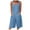 Blue, variant on Riforla Women Loose Casual Jumpsuits Cotton Linen Wide Leg Jumpsuits Bib Pants Baggy Rompers Overalls with Pockets Casual Jumpsuits for Women Beige XL