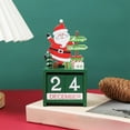 thumbnail image 2 of VOTRUDI Christmas Elements Wooden Puppets,Night Before Christmas Decor Clearance,Countdown Ornament,Christmas Indoor Decor for Room Office Tabletop,Green, 2 of 6