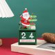 thumbnail image 1 of onlyliua para Interior/Exterior Adornos Navideños Marionetas de Madera Navideñas Adornos de Decoración de Escritorio Navideño Adorno de Cuenta Regresiva, 1 of 6