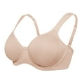 thumbnail image 5 of HSIA Smooth Full Figure Minimizer Bras T-shirt Bra with Unlined Non Padded Bra for Heavy Breast,Plus Size Taupe Beige,44C, 5 of 6
