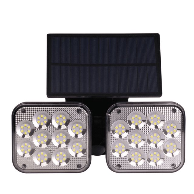 Lámpara Solar LED 120, colector Solar LED resistente al agua, luz integrada para jardín, iluminación con Sensor de Cuerpo impermeable para exteriores, luz de calle