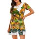 thumbnail image 1 of Disketp Thanksgiving Truck para Camisón Corto de Manga Corta para Mujeres, Camisón Cómodo con Escote Redondo, Bonito y Confortable, 1 of 6
