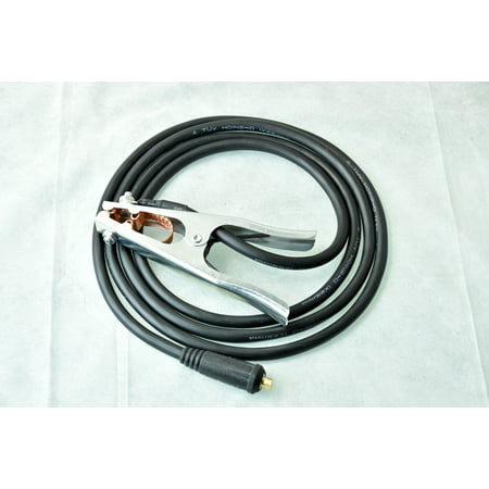 300 Amp Earth Ground Clamp, 10 Feet Cable Assembly, 35-50 mm Connector for Stick Arc TIG MIG Welder & Plasma