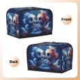 thumbnail image 2 of KLL Cute Fish Flower Couple Print 2 Slice Toaster Dust Covers Kitchen Small Appliance Cover with 2 Pockets,Can hold Jam Spreader Knife & Toaster Tongs (11.4 x 7.9 x 7.5), 2 of 6