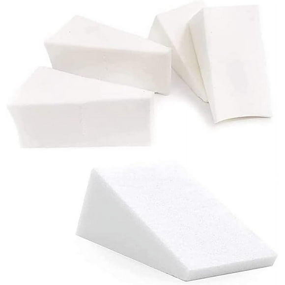 LAICAIW Makeup Sponge Mini Applicator Wedges Pack of 100 I Triangle Cosmetics Make Up Beauty Blender Sponge For Foundation I Face Makeup Sponges That Replace Make Up Brushes I Latex Free Beauty Produ