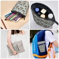 thumbnail image 4 of Lsque Transport Train Pattern Telescopic Pencil Bag Pen Holder Stationery Case, Stand-up Retractable Transformer Bag Organizer, 4 of 6