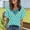 Light Blue, variant on Womens Short Sleeve Tops Fashion Trendy T Shirts V Neck Summer 2026 Casual Ruffle Loose Tees