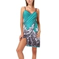 thumbnail image 3 of SAYFUT Summer Women Bikini Cover Up Strap Sleeveless Backless Wrap Colorful Beach Dress, 3 of 6