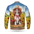 thumbnail image 2 of Vintage Cavalier King Charles Spaniel Hello Mother's Day Summer Sunflower Field All Over Print 3D Baseball Jacket Dog Lover Gifts Bomber Jacket Softball - 12005, 2 of 6