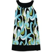 Women's Plus Retro Jersey Trapeze Dress