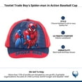 thumbnail image 3 of Textiel Trade Boy's Spider-man in Action Baseball Cap, 3 of 3