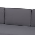 thumbnail image 5 of Sloane Acacia Wood Outdoor 3 Seater Sofa, Teak and Dark Gray, 5 of 8
