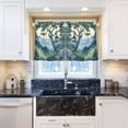 thumbnail image 5 of Yayeee Kitchen Curtains Tier Pair Light Filtering 27"x36" Rod Pocket Short Cafe Window Panel, Retro Tree, 5 of 7