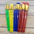 thumbnail image 7 of Bazic 3991 Assorted Nylon Paint Brush Set with Translucent Handle, 12 Piece, 7 of 7