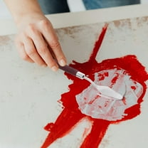 RENACLIPY 3-Piece Palette Set for Acrylic and Oil Paint Mixing with Assorted Colors and Texturing Tools