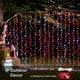 thumbnail image 2 of Cortina navideña JMEXSUSS 300 LED, 3 x 3 m, color rojo y blanco, 2 of 7