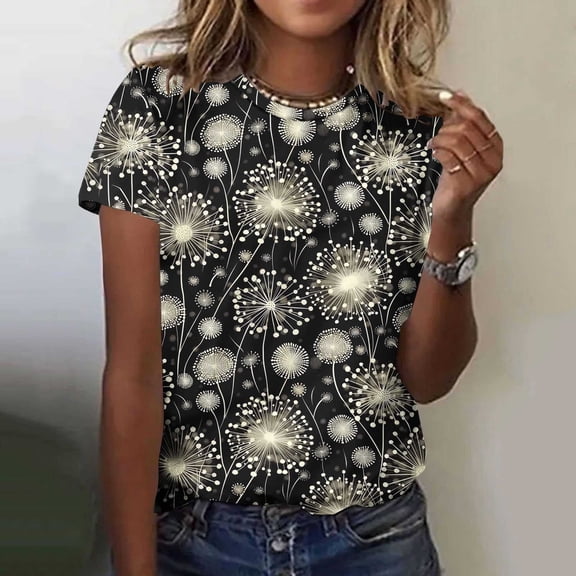 Pohista Summer Tops for Women Plus Size Womens Graphic T Shirts V Neck Women Blouses Plus Size Short Sleeve Shirts for Women Casual my items in cart